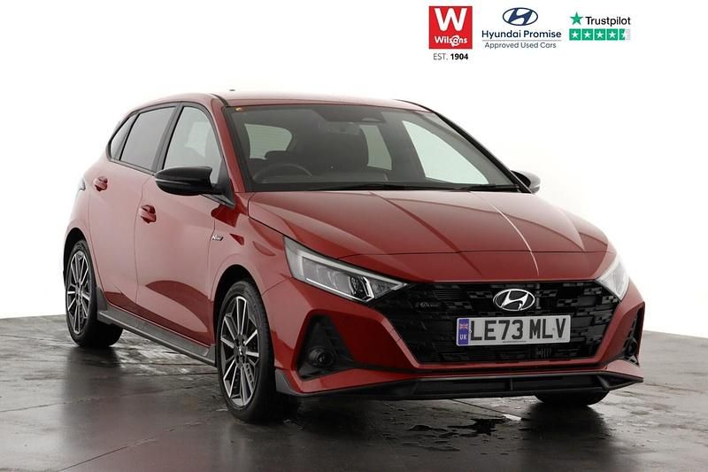 Red Used 2024 Hyundai i20 N Line Hatchback | £18,499 (Fair price) - Image 1/4