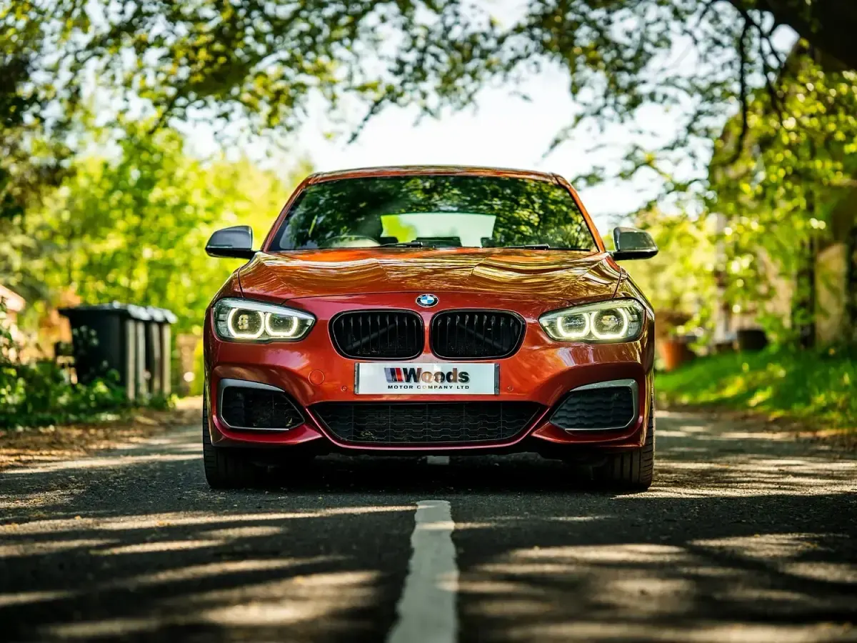 Used BMW M140 M Sport 435 HP (319 kW) 2018 Orange Hatchback