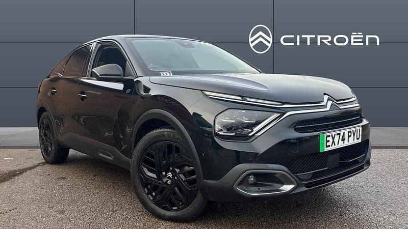 Black Used 2024 Citroën e-C4 Hatchback | £15,930 (Fair price) - Image 1/3