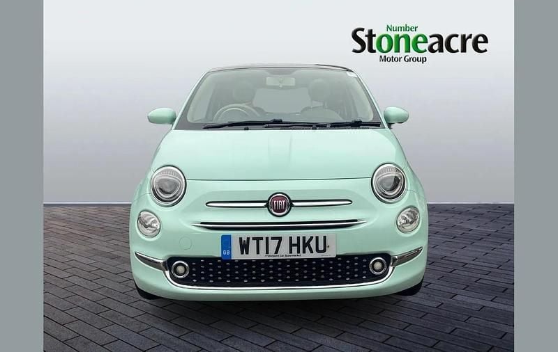 Used Fiat 500 Lounge 69 HP (50 kW) 2017 Green Hatchback