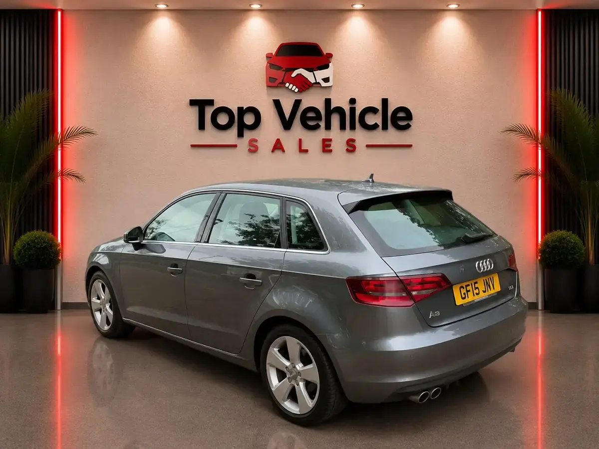 Used Audi A3 Sport 150 HP (110 kW) 2015 Grey Hatchback