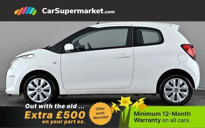 Used Citroën C1 Feel 68 HP (50 kW) 2016 White Hatchback