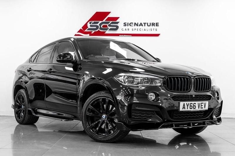 Black Used 2016 BMW X6 M Sport SUV | £20,495 (A bit pricey) - Image 1/1