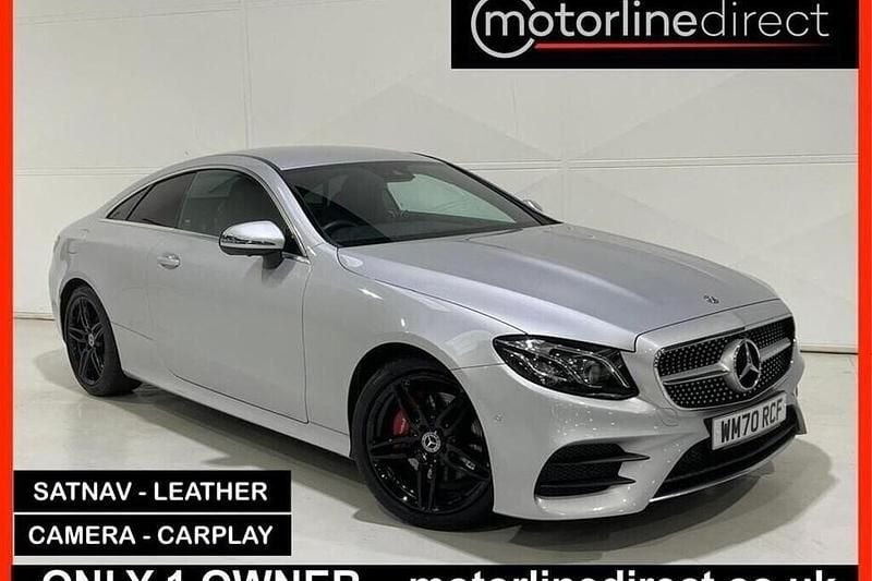 Silver Used 2021 Mercedes E220 AMG line Coupe | £27,975 (Good price) - Image 1/1