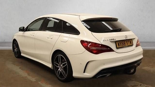 Used Mercedes CLA220 Shooting Brake AMG line 177 HP (130 kW) 2018 White Estate