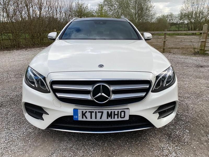 Used Mercedes E220 AMG Line Premium 2017 White Estate