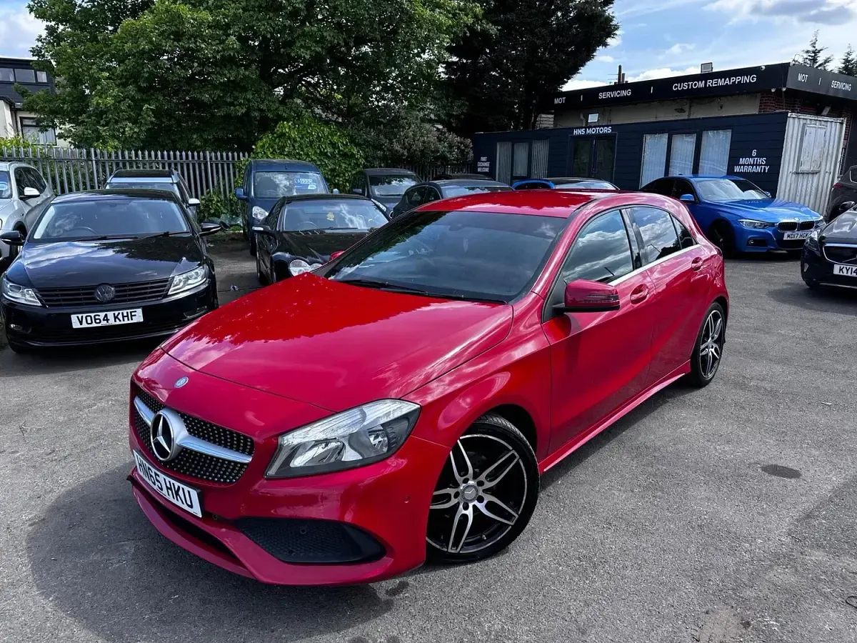 Used Mercedes A180 AMG line 2015 Red Hatchback