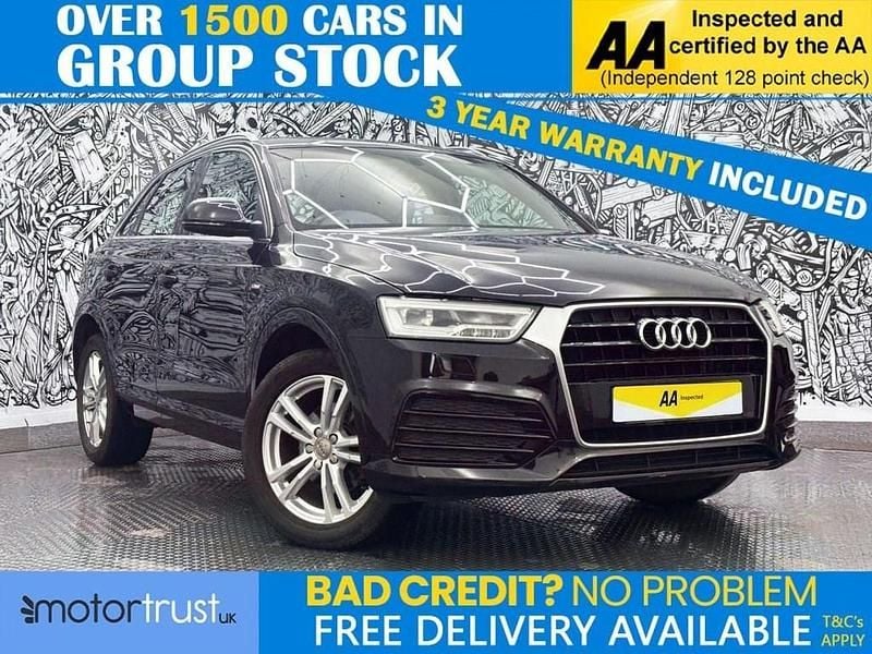Used Audi Q3 S-Line 150 HP (110 kW) 2016 Black SUV