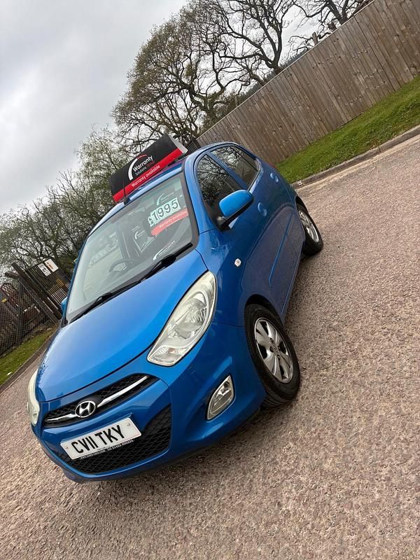 Used Hyundai i10 Active 86 HP (63 kW) 2011 Blue Hatchback