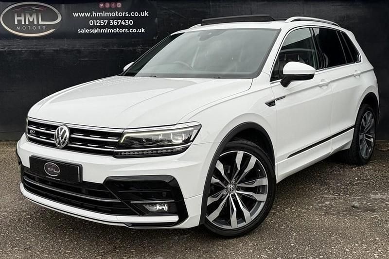 Used VW Tiguan R-line 150 HP (110 kW) 2018 White SUV