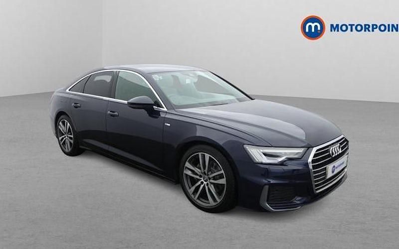 Blue Used 2020 Audi A6 S-Line Sedan | £21,249 (Fair price) - Image 1/4