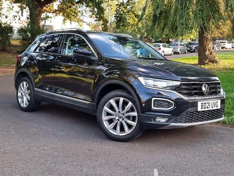 Black Used 2021 VW T-Roc SEL SUV | £12,990 - Image 1/4