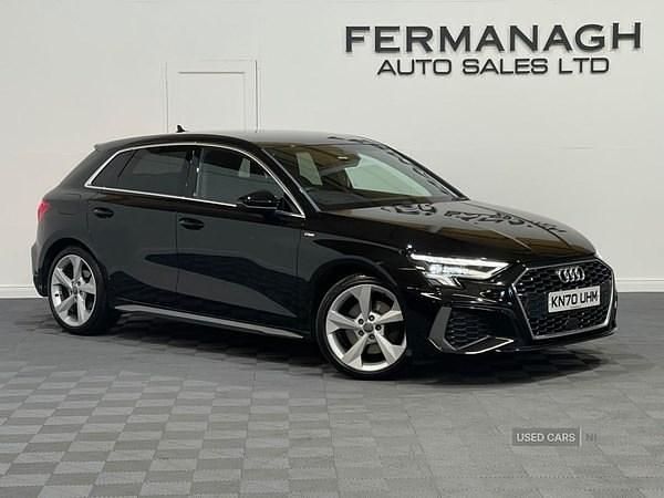 Black Used 2020 Audi A3 S-Line Hatchback | £20,490 (Expensive) - Image 1/4