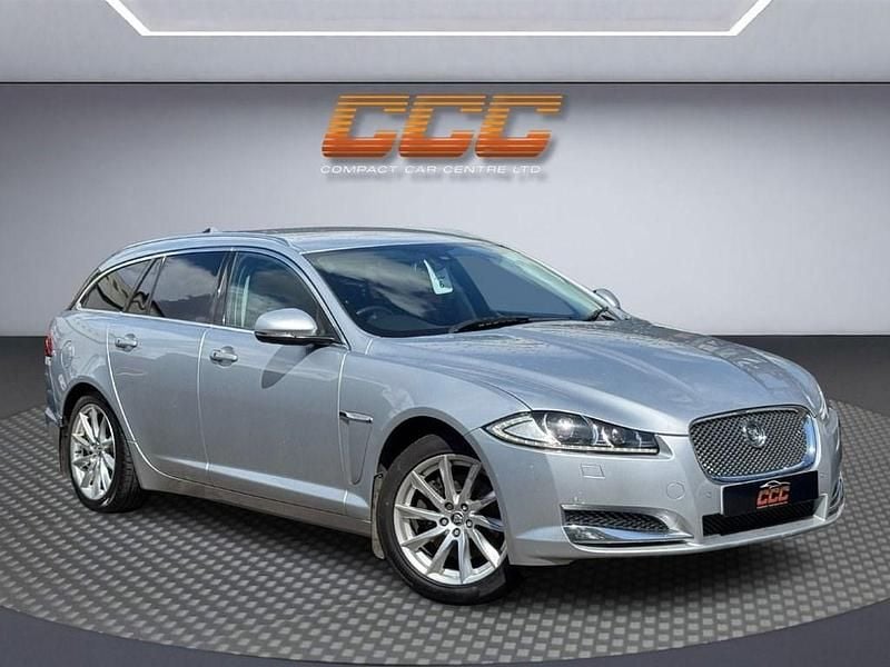 Silver Used 2013 Jaguar XF Sportbrake Premium Luxury Estate | £5,750 (Good price) - Image 1/2