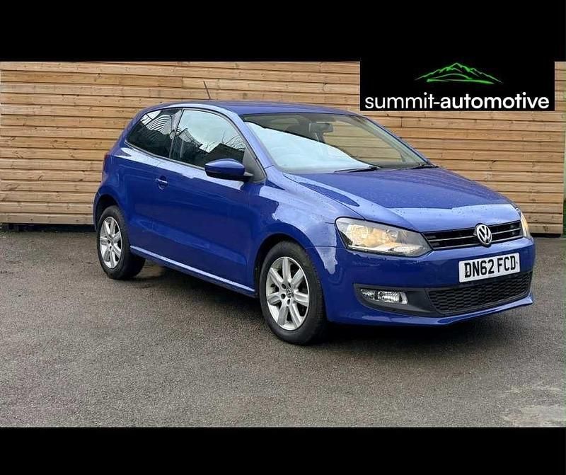 Used VW Polo Match 85 HP (62 kW) 2012 Blue Hatchback