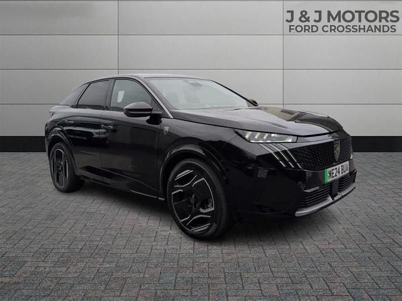 Black Used 2024 Peugeot e-3008 GTi SUV | £27,995 (A bit pricey) - Image 1/4