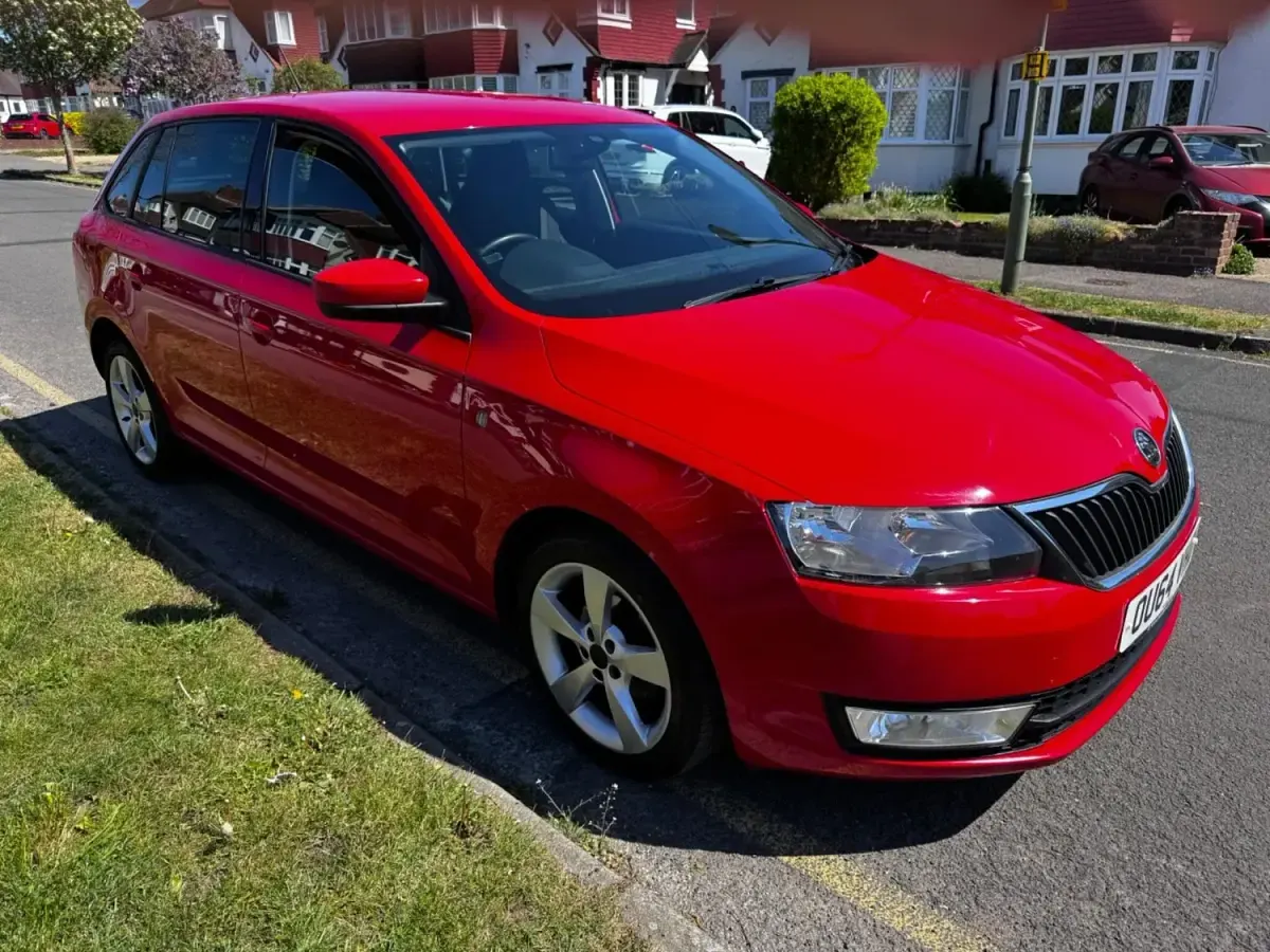 Usado Skoda Rapid SE 2014 Vermelho Citadino