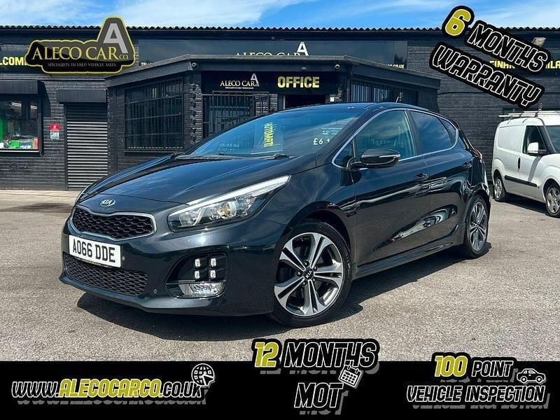 Black Used 2016 Kia Ceed GT-Line Hatchback | £6,195 (Good price) - Image 1/4