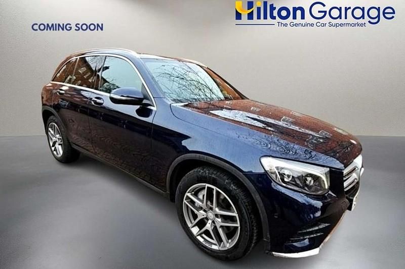 Used Mercedes GLC250 AMG Line Premium 204 HP (150 kW) 2015 Blue SUV