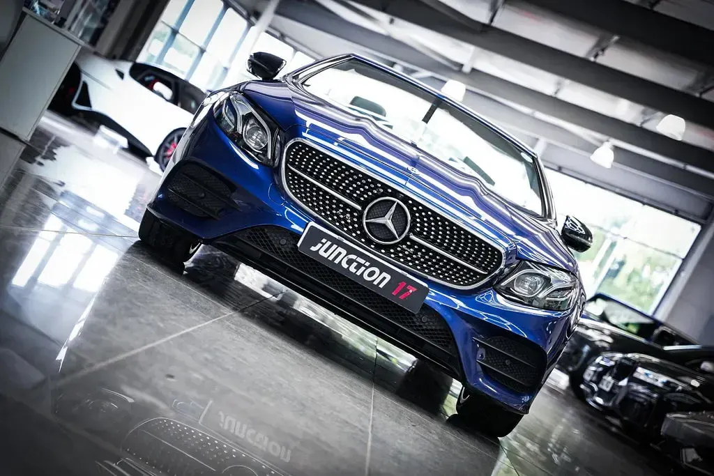 Used Mercedes E220 AMG Line Premium Plus 2020 Blue Cabriolet