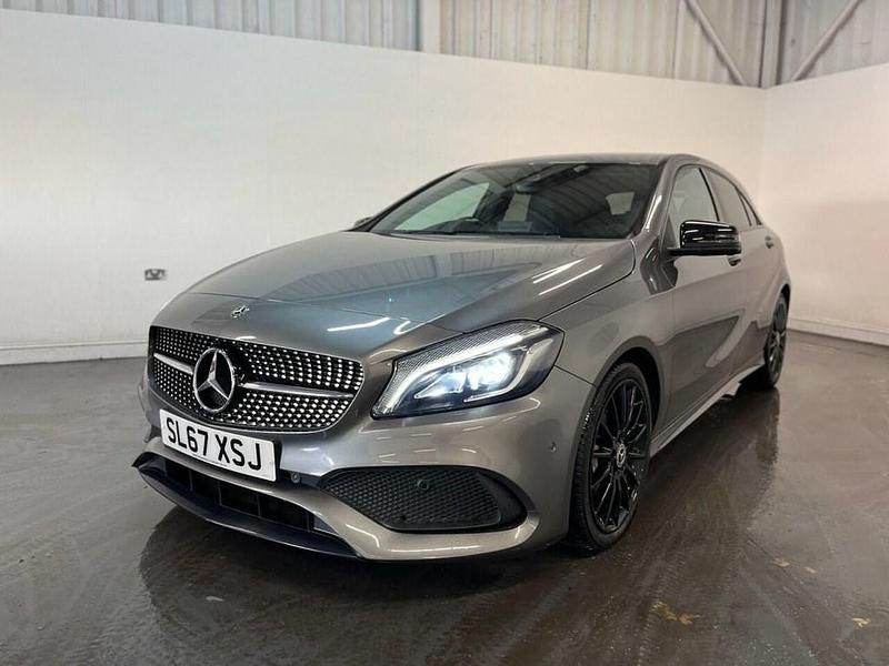 Used Mercedes A200 AMG line 136 HP (100 kW) 2017 Grey Hatchback