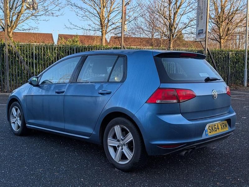 Used VW Golf VII Match 150 HP (110 kW) 2014 Blue Hatchback