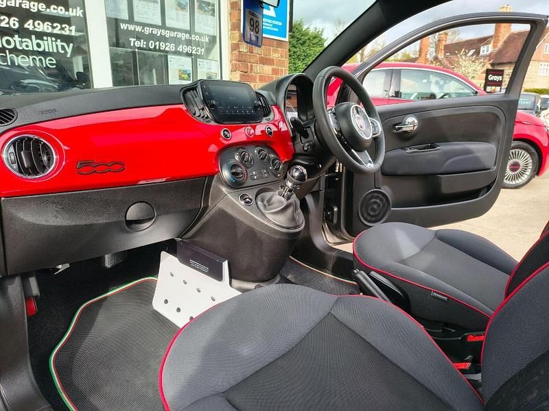 Used Fiat 500 Red 70 HP (51 kW) 2022 Grey Hatchback