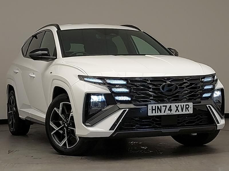 White Used 2024 Hyundai Tucson N Line SUV | £25,298 (Fair price) - Image 1/4
