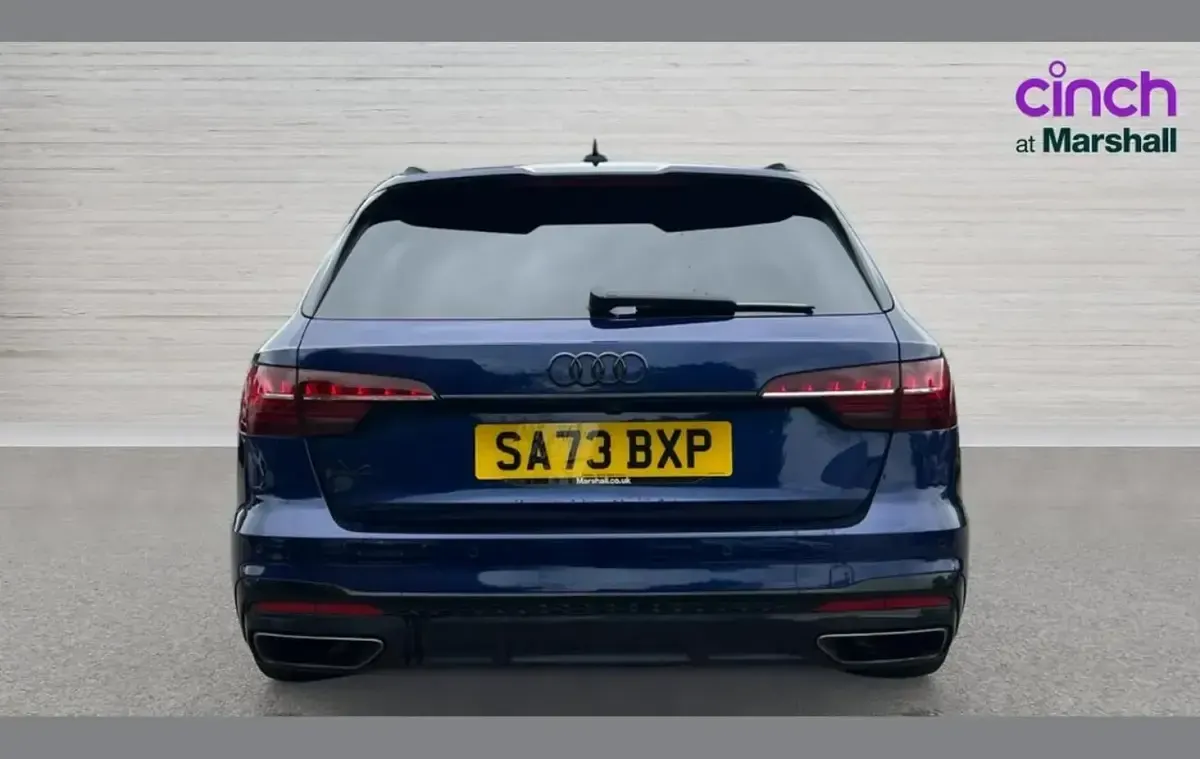 Used Audi A4 Black Edition 150 HP (110 kW) 2023 Blue Estate