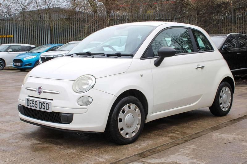 Used Fiat 500 Pop 69 HP (50 kW) 2009 White Cabriolet