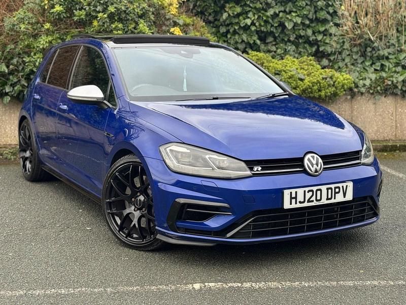 Blue Used 2020 VW Golf VII R Hatchback | £21,995 (Fair price) - Image 1/4