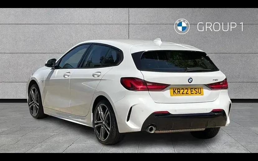Used BMW 118 M Sport 136 HP (100 kW) 2022 White Hatchback