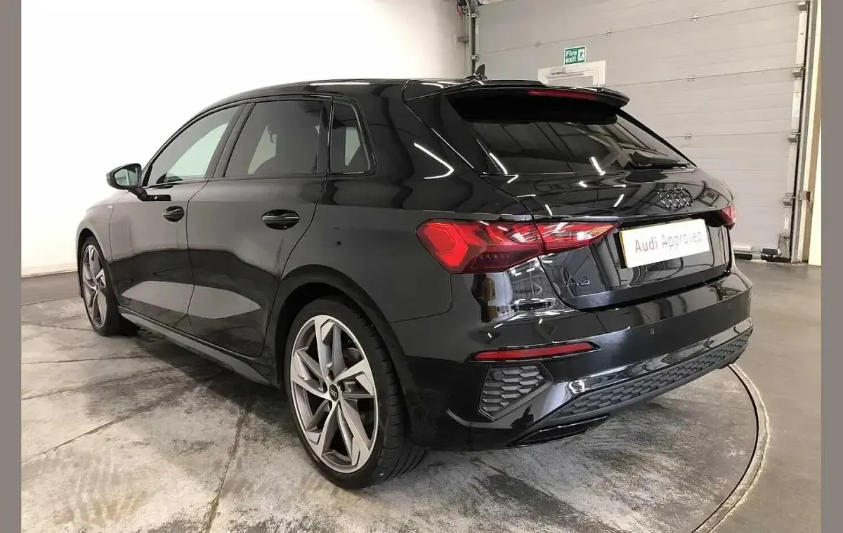 Used Audi A3 Black Edition 147 HP (108 kW) 2023 Black Sedan