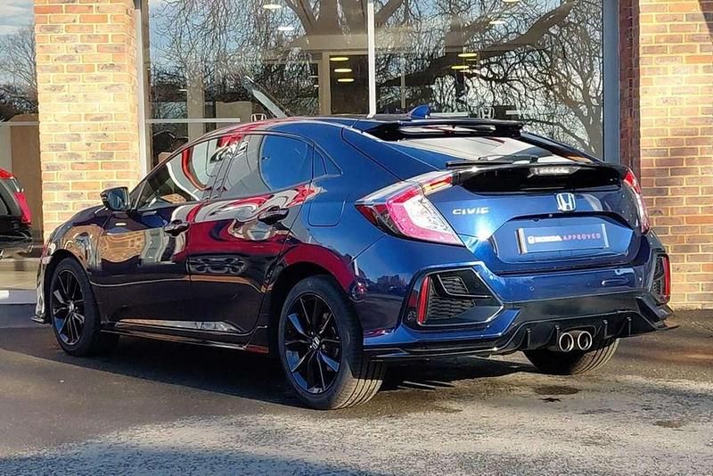 Used Honda Civic Sport 180 HP (132 kW) 2021 Blue Hatchback