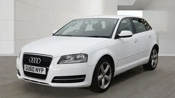 Used Audi A3 102 HP (75 kW) 2010 White Hatchback