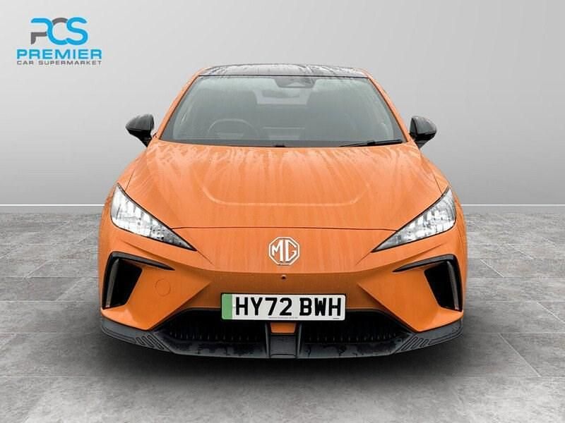Used MG MG4 EV Trophy 2022 Orange Hatchback