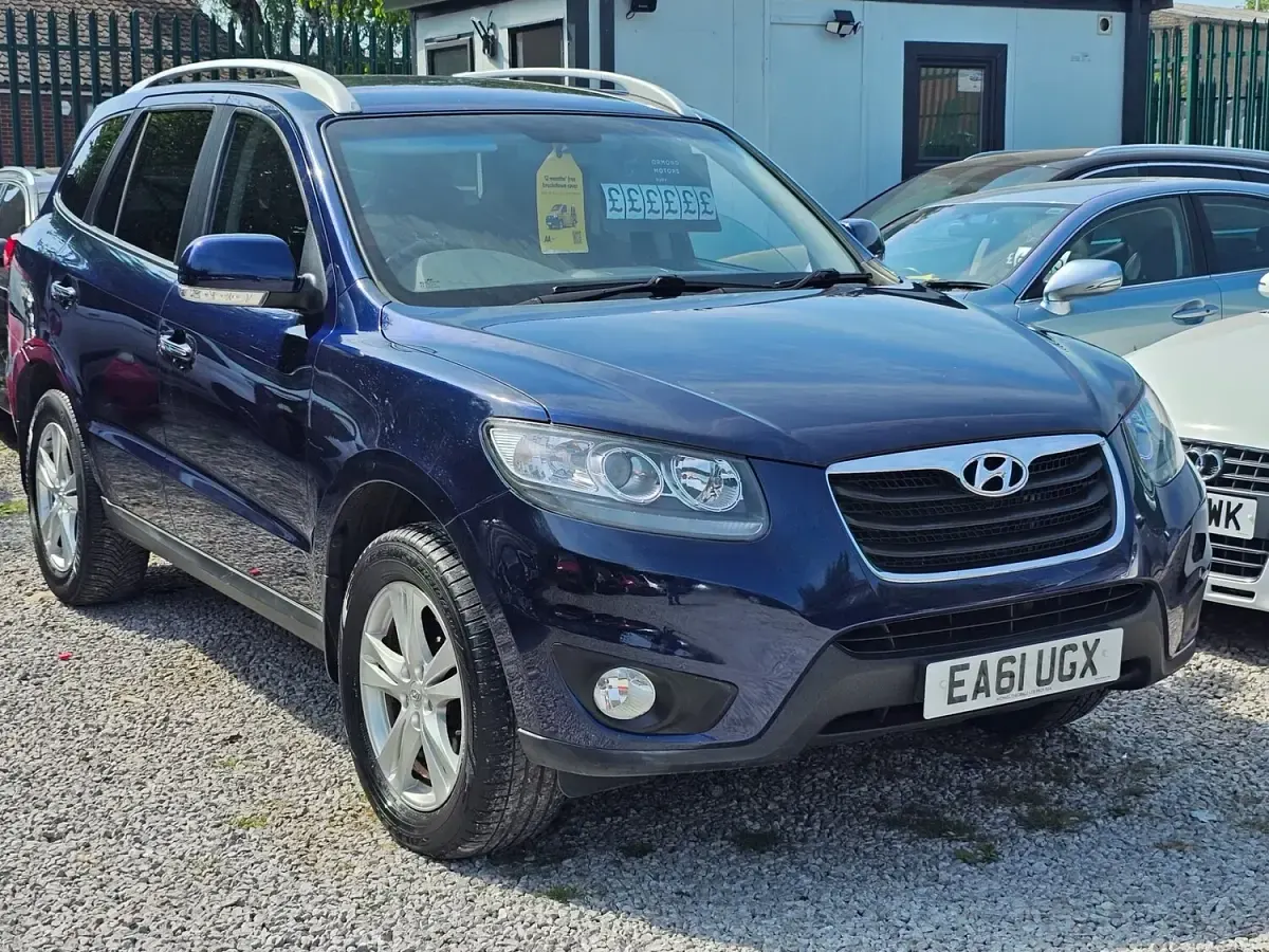 Used Hyundai Santa Fe Premium 197 HP (144 kW) 2011 Blue SUV