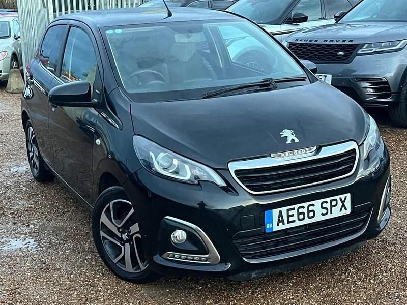 Black Used 2016 Peugeot 108 Allure Hatchback | £3,390 (Fair price) - Image 1/4