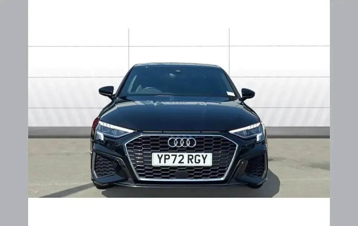 Used Audi A3 S-Line 147 HP (108 kW) 2022 Black Sedan
