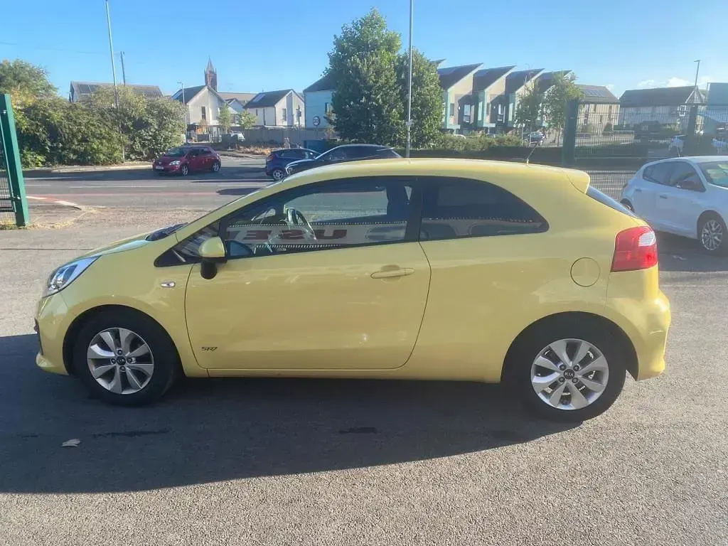 Used Kia Rio 2015 Yellow Hatchback