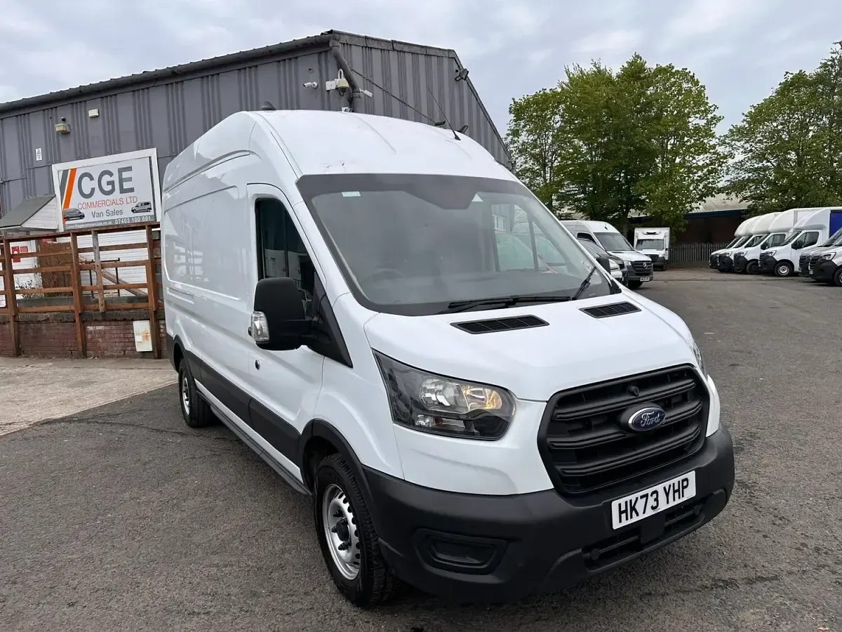 Used Ford Transit 130 HP (95 kW) 2023 White Van