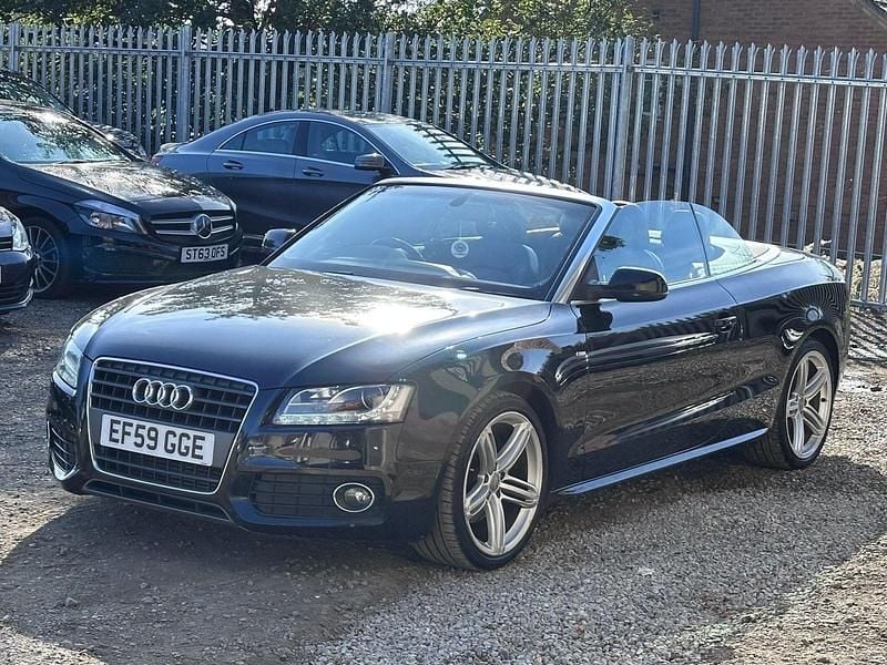Used Audi A5 Cabriolet S-Line 2010 Black Cabriolet