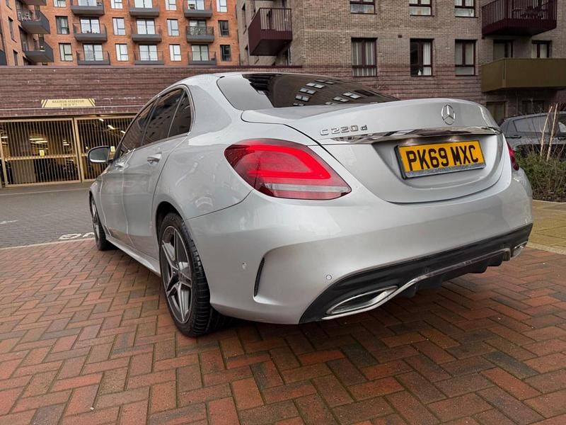 Used Mercedes C220 AMG Line Premium 2019 Silver Sedan