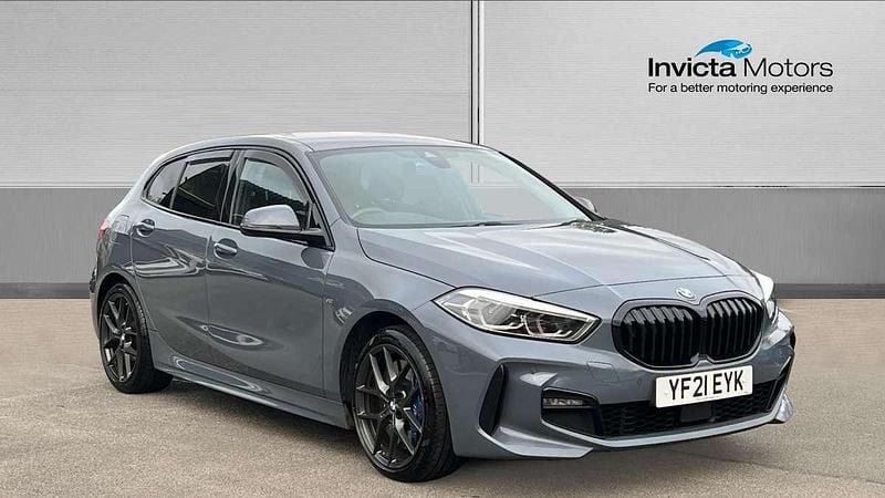 Mineral grey metallic Used 2021 BMW 118 M Sport Hatchback | £18,000 (Good price) - Image 1/4
