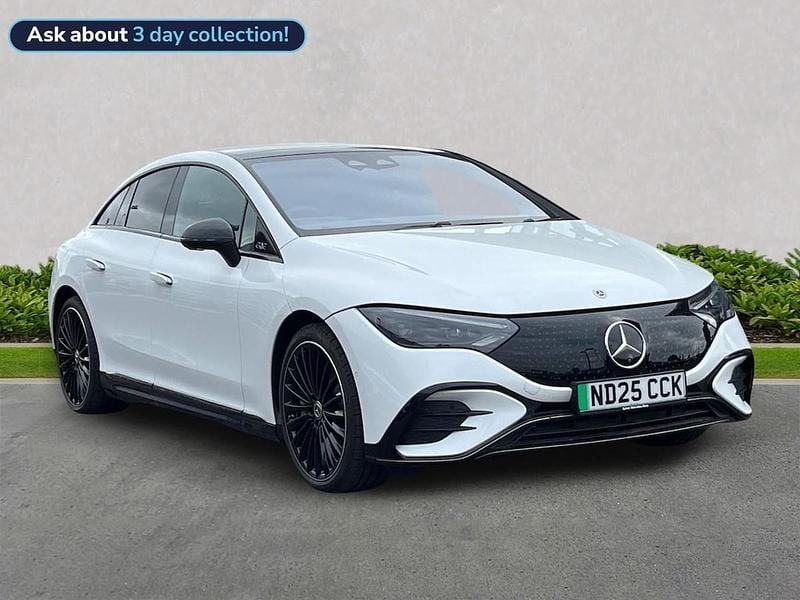 White Used 2025 Mercedes EQE350 AMG line Sedan | £52,799 (Fair price) - Image 1/4