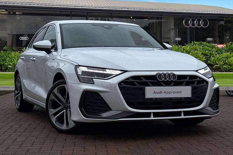 White Used 2025 Audi A3 S-Line Hatchback | £27,490 (Fair price) - Image 1/4