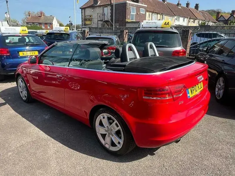Used Audi A3 Cabriolet Sport 140 HP (102 kW) 2010 Red Cabriolet