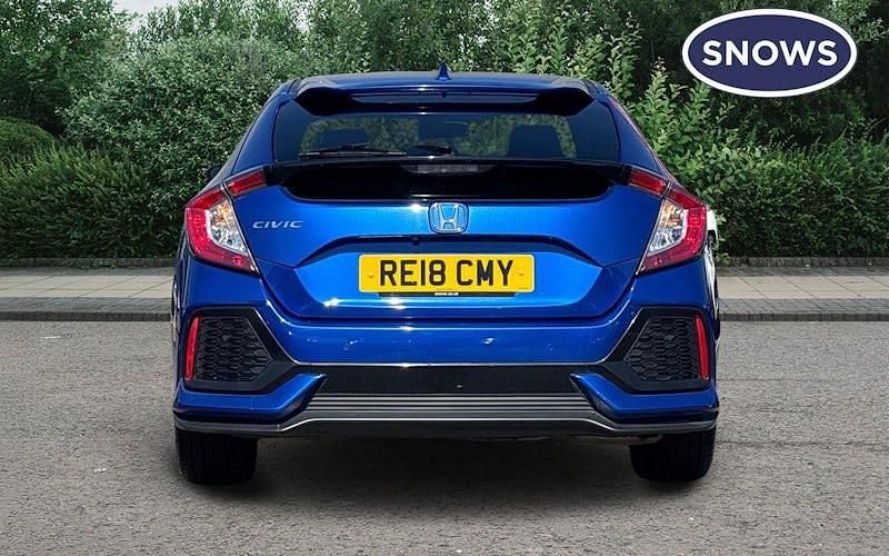 Begagnad Honda Civic SR 129 HK (94 kW) 2018 Blå Halvkombi