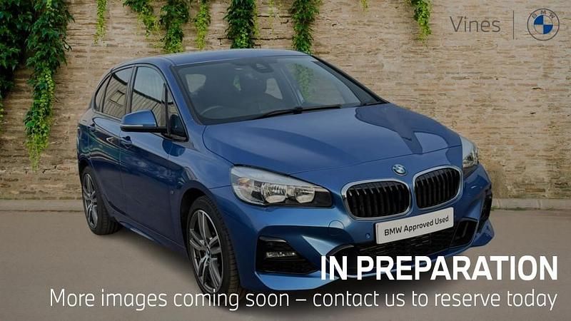 Used BMW 220 Active Tourer M Sport 189 HP (139 kW) 2019 Blue MPV