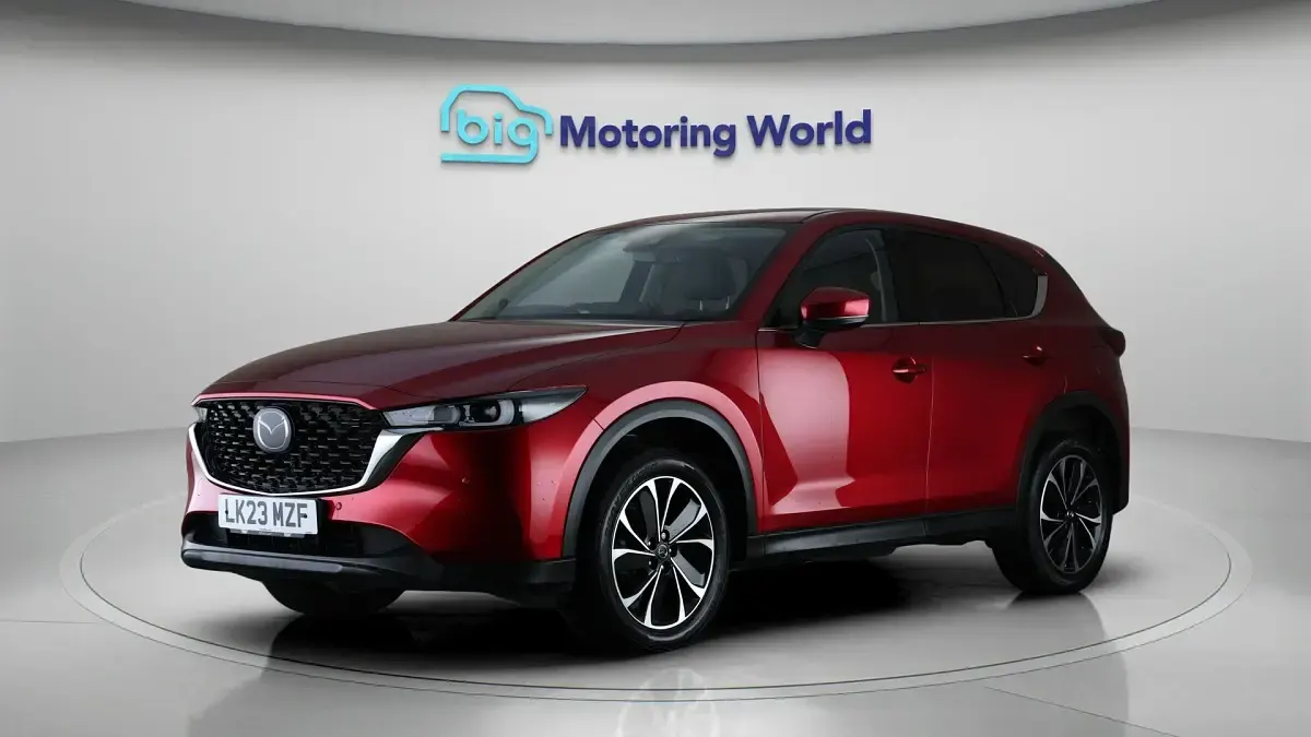 Gebraucht Mazda CX-5 Exclusive-Line 165 PS (121 kW) 2023 Rot SUV